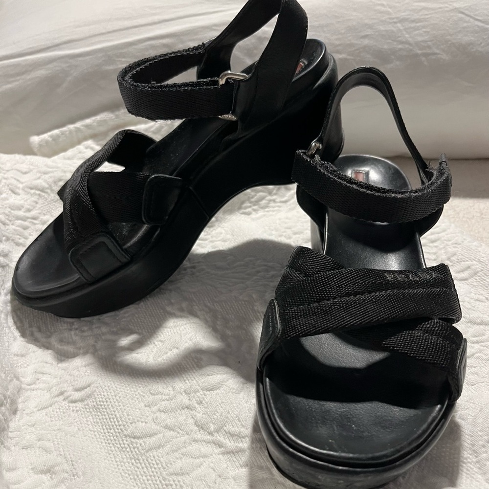 Prada Black Women's Sandals